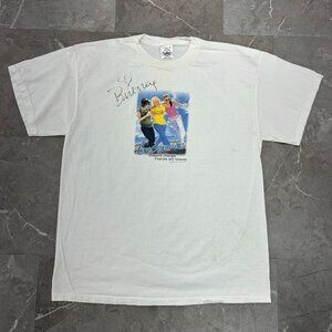 Vintage Britney Spears Graphic Tee Adult Large Crossroads Promo Signed Autograph